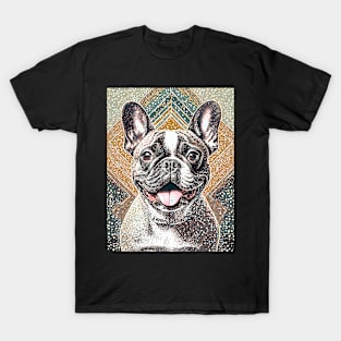 Dog Portrait - French Bulldog T-Shirt